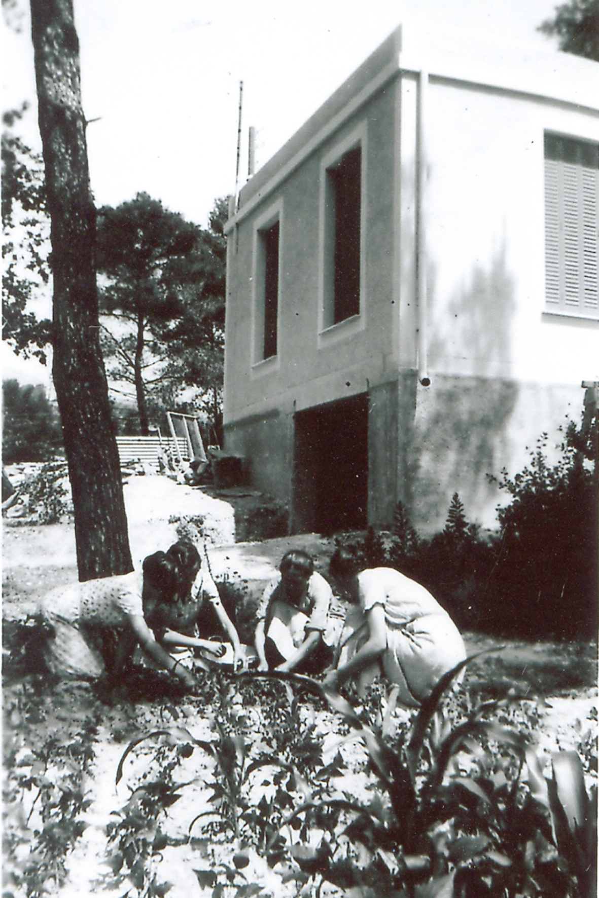 Les 4 filles FERMIER en 1936 à Nice