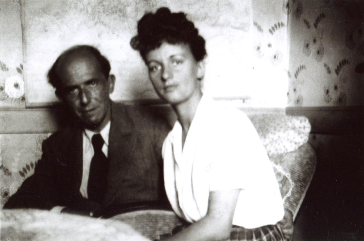Marcelle FERMIER et Paul PHILIPSON en 1945