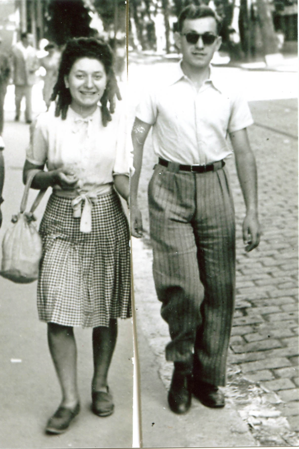 Lucienne et Alexis AUNE  en 1950
