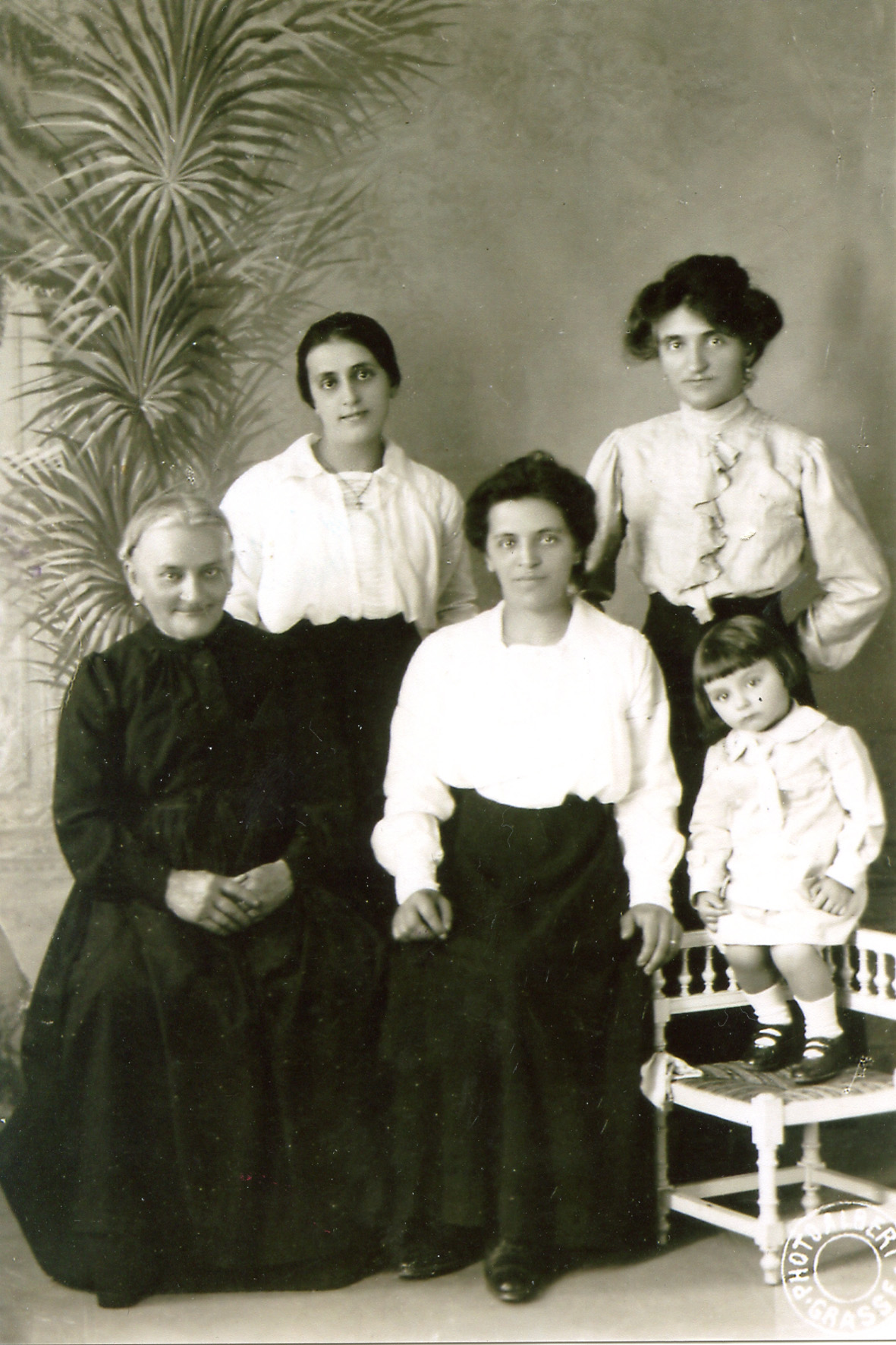 Famille Fermier en 1900