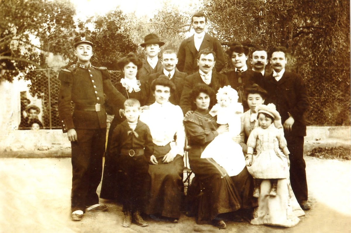 Fête de famille à Grasse vers 1905