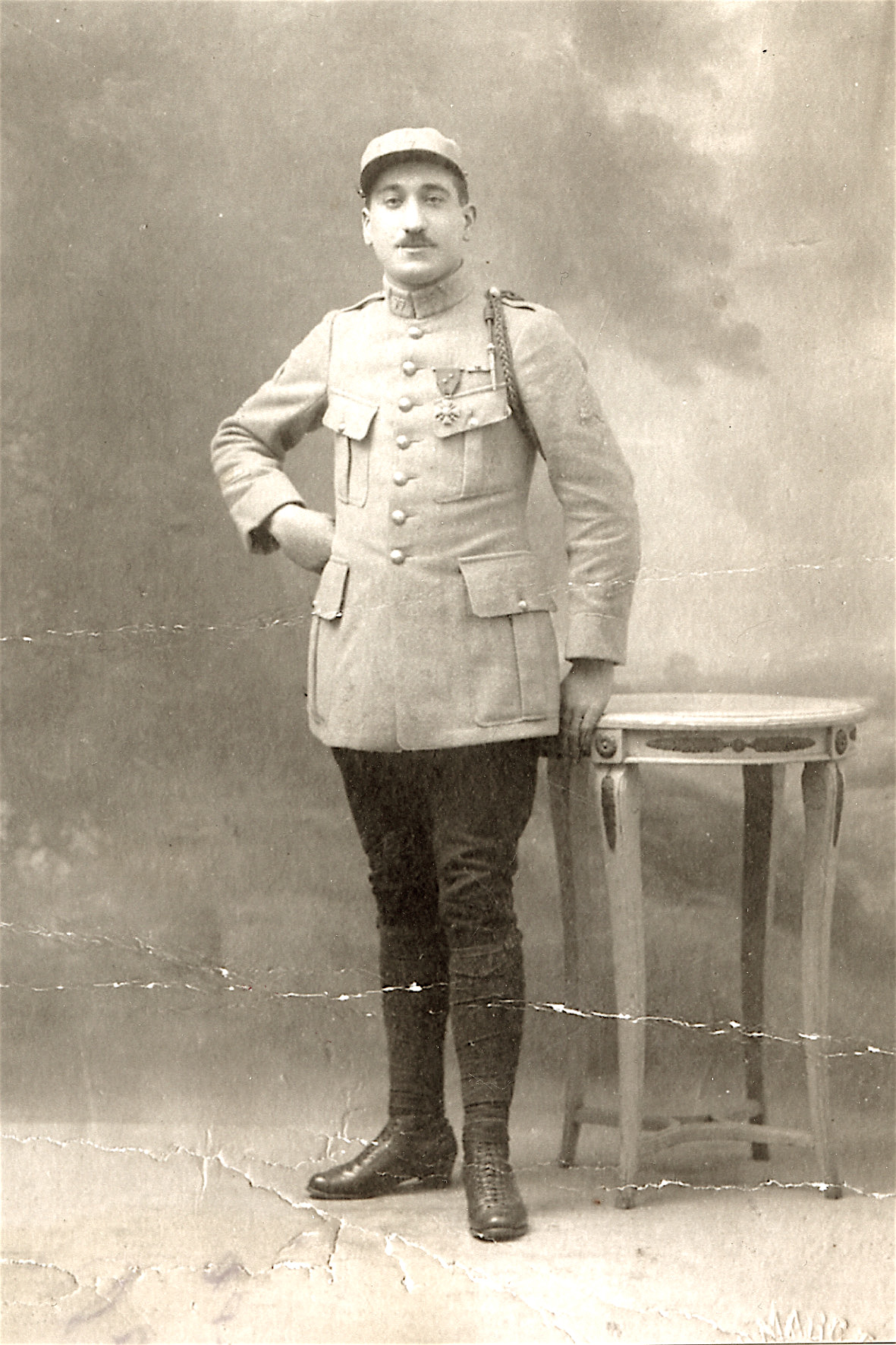Joseph AUNE à la fin de la guerre
