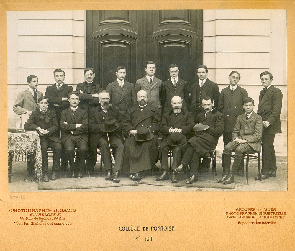 Lucien TERRASSE au collège de Pontoise en 1911