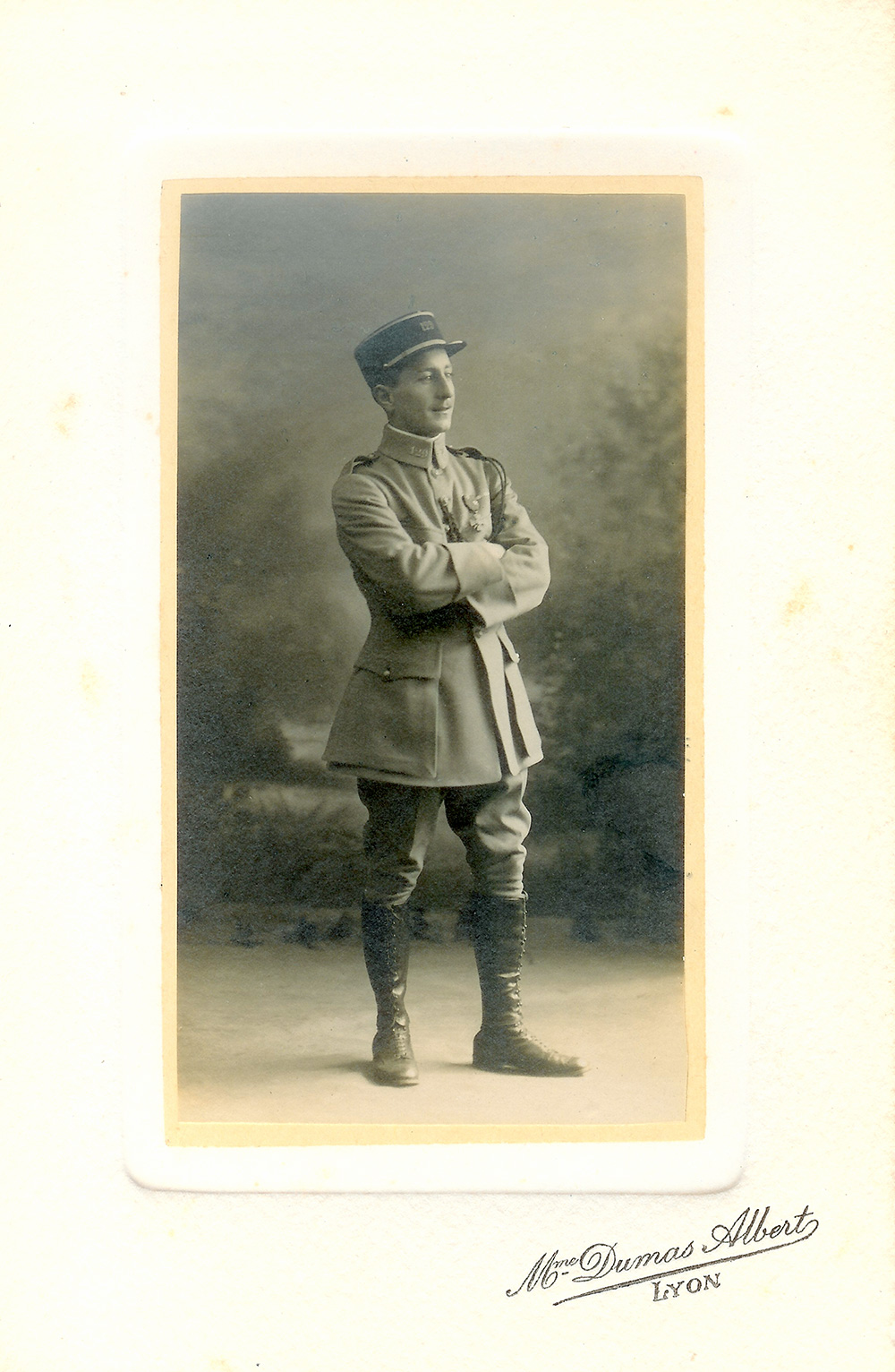 Lucien TERRASSE en tenue de soldat