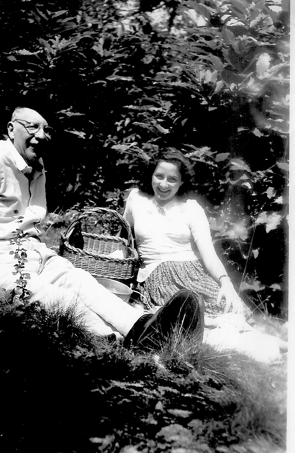 André et Paulette TERRASSE à la forêt de Carmelle