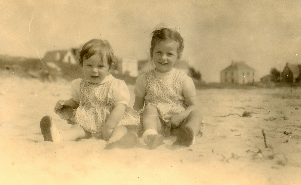 Marie-Elisabeth et Jean-Michel GOROWSKI en 1948