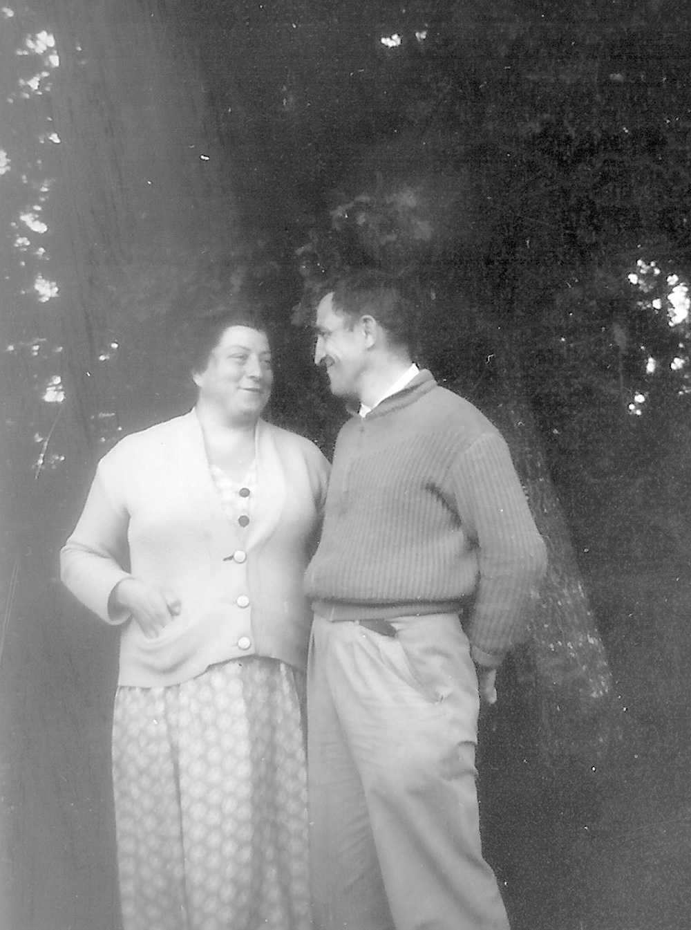 Jacqueline TERRASSE et Jean-Pierre ROUDIER en 1950