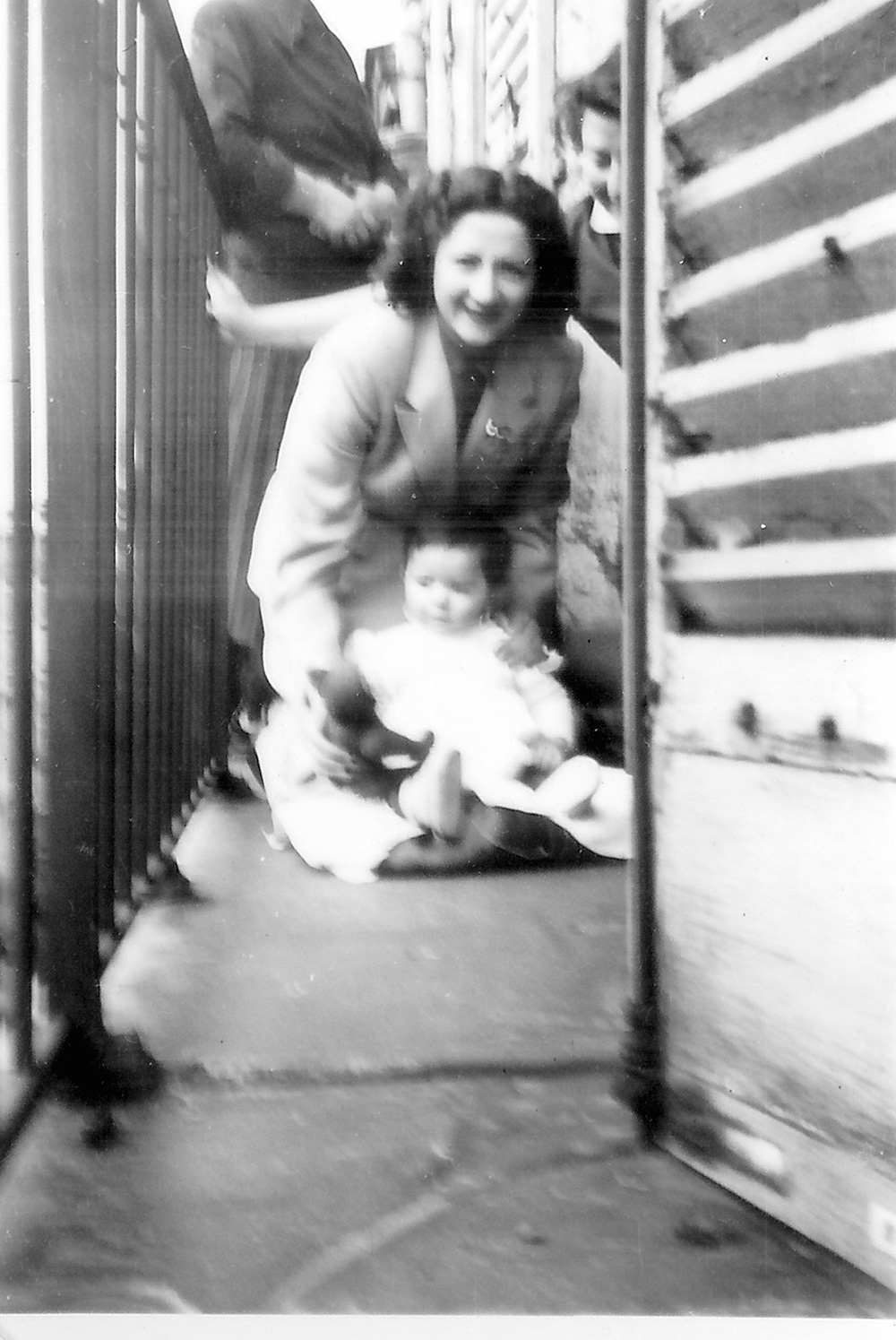 Paulette TERRASSE et son neveu Jean-Luc ROUDIER
