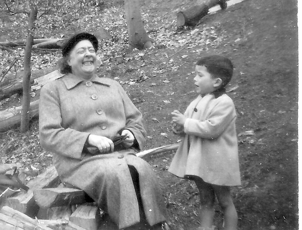 Rolande CORBY et Jean-Luc ROUDIER à Pâques 1955
