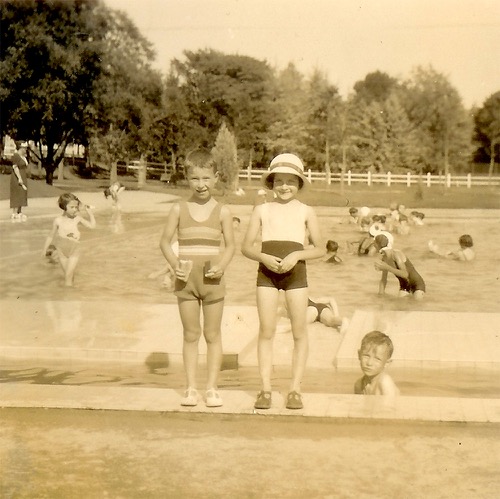 Paulette TERRASSE et Jean CHATELUT à Vichy en Août 1937