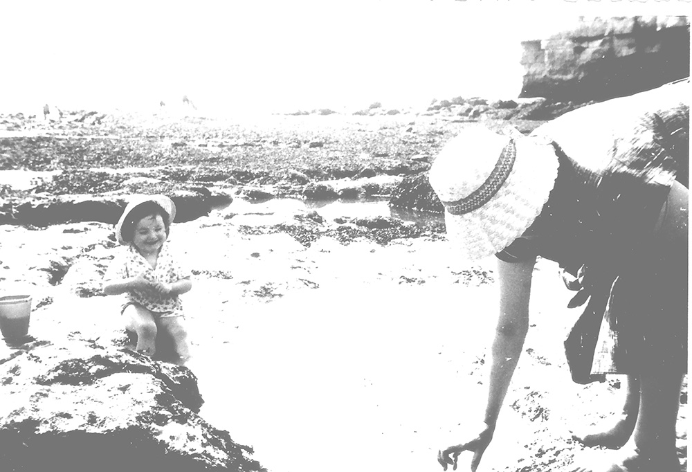 Laurence AUNE à 2 ans 1/2 à Ronce les bains