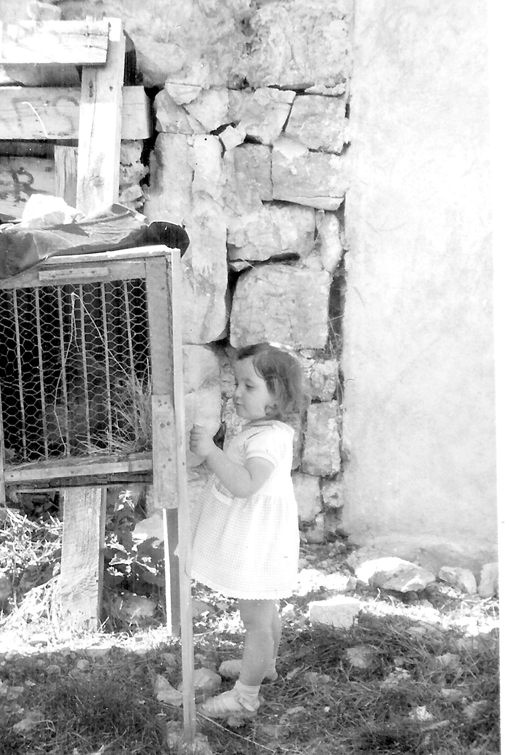 Laurence AUNE en août 1961 à Montbrant