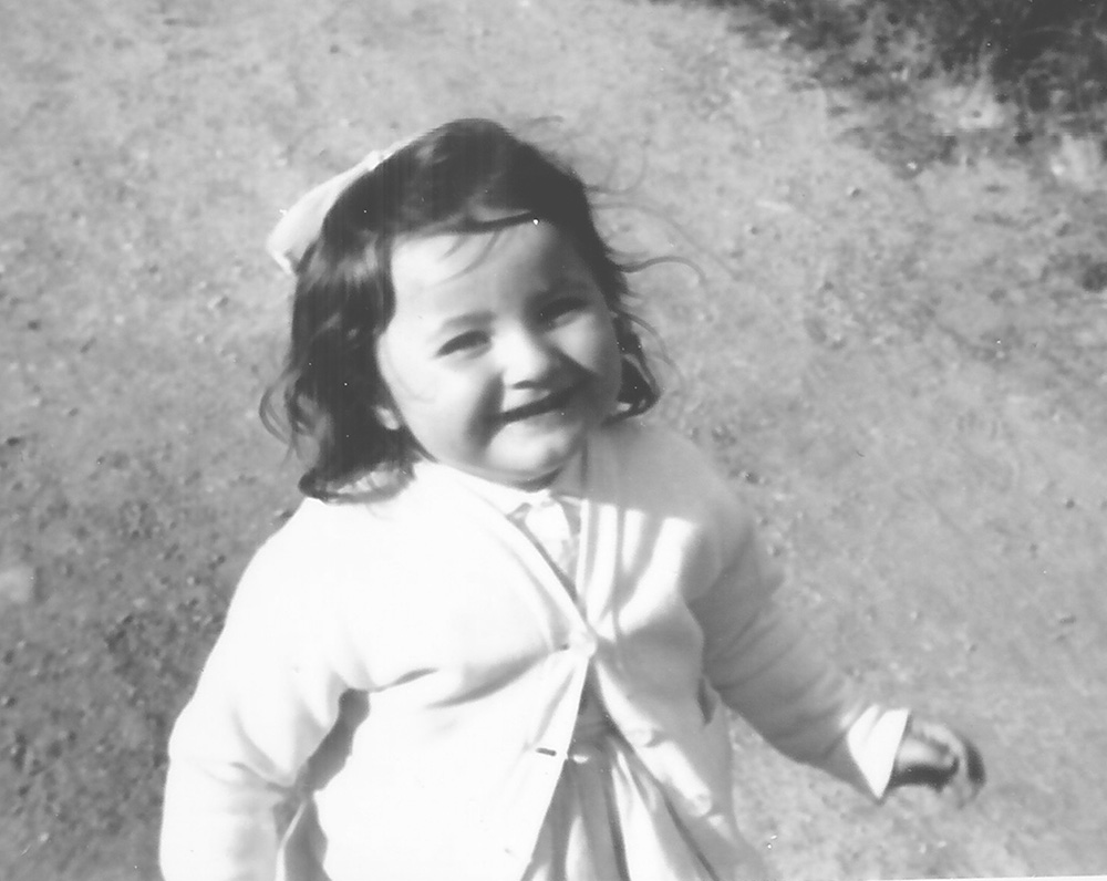 Laurence AUNE à 2 ans 1/2
