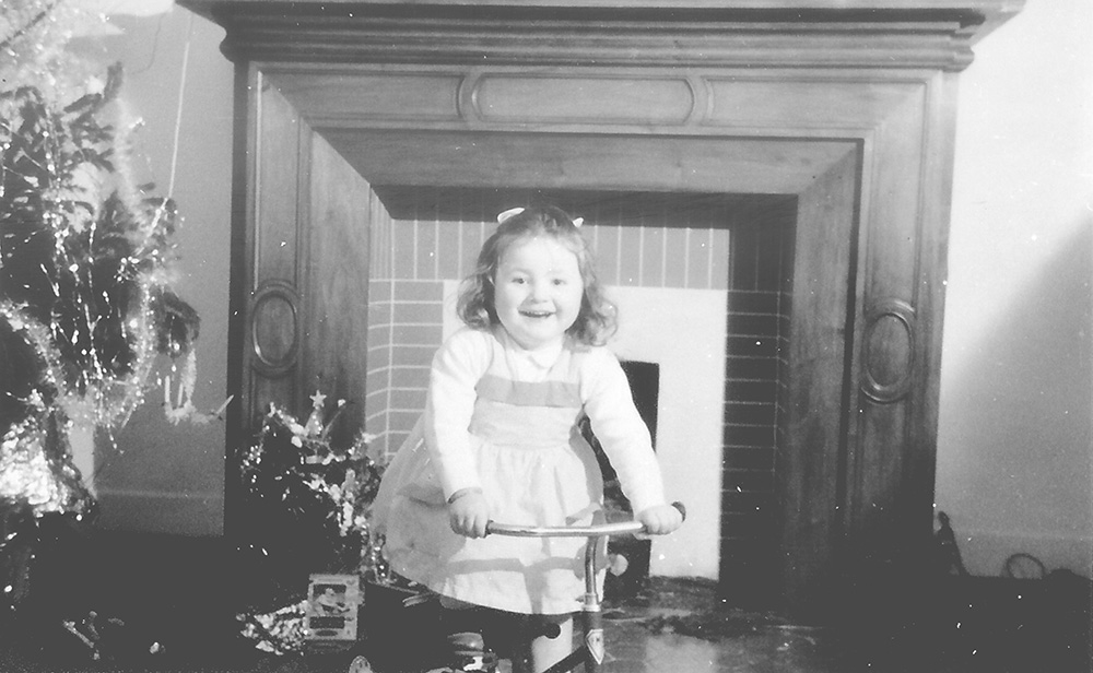 Laurence AUNE à Noël 1961 à Marseille