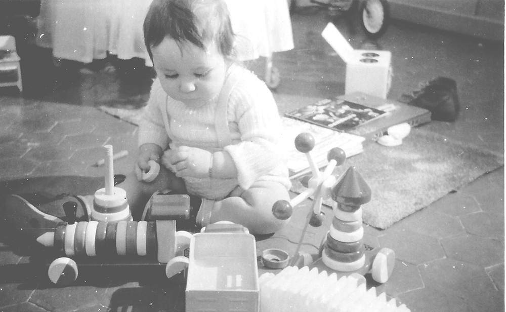 Thierry AUNE à Noël 1961