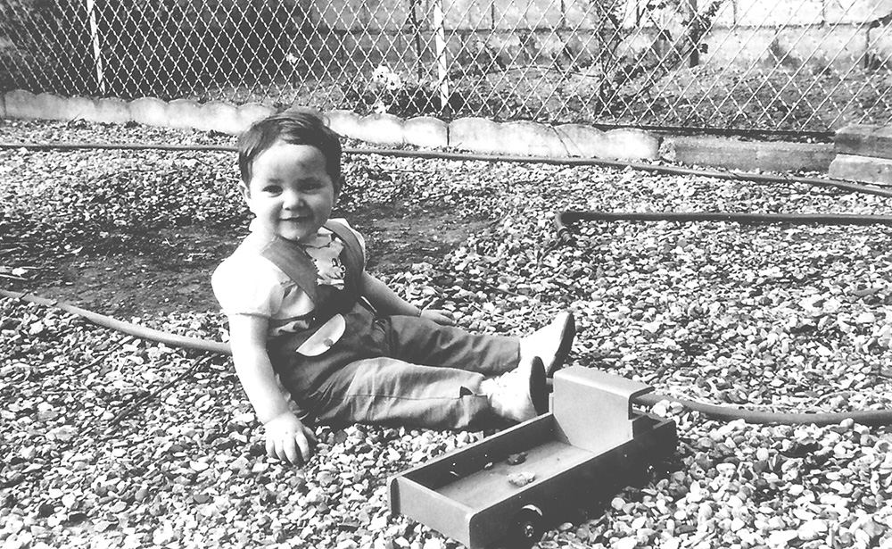 Thierry AUNE à Vincennes Pâques 1962 (18 mois)