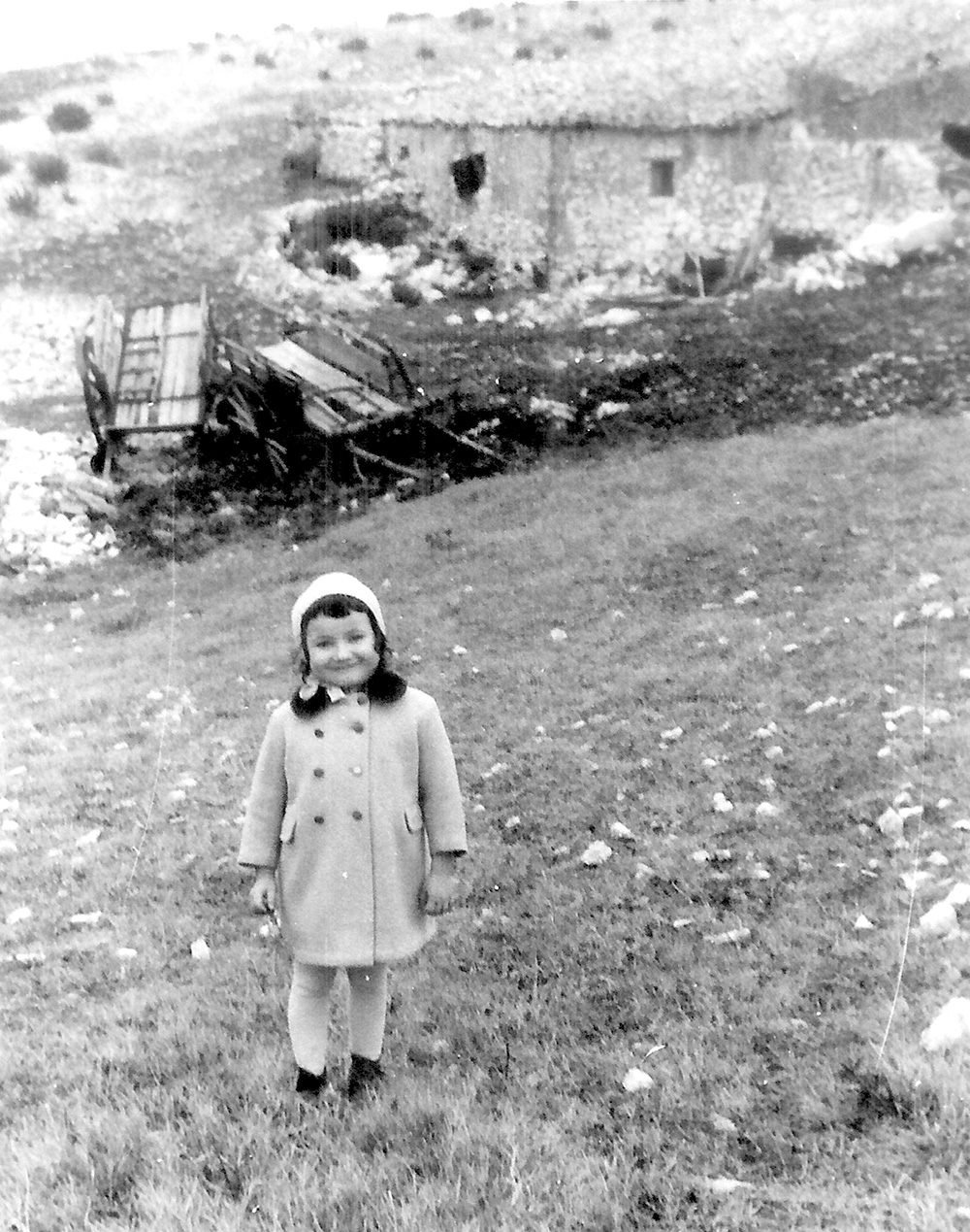 Laurence (5 ans) aux environs de Cassis