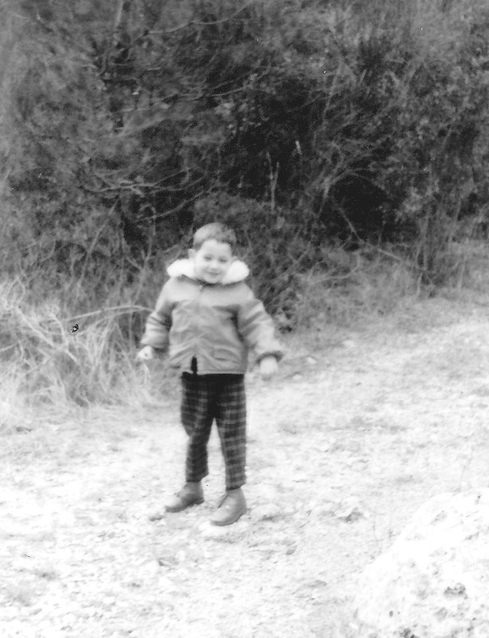 Thierry AUNE (4,5 ans) au printemps 1965