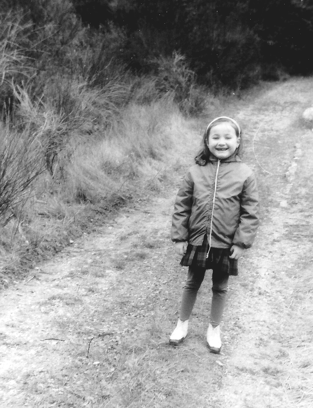 Laurence AUNE (6,5 ans) au printemps 1965