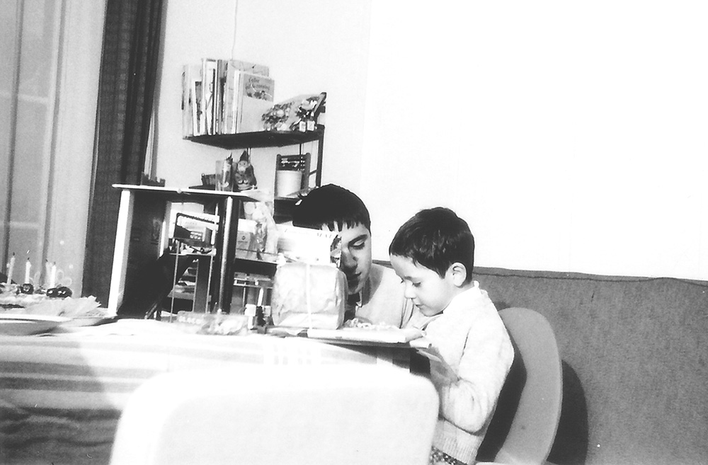 Thierry AUNE (6 ans) et Lucien BRET