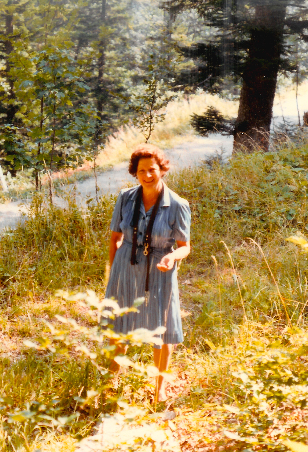 Paulette TERRASSE en août 1985 à Montbrand