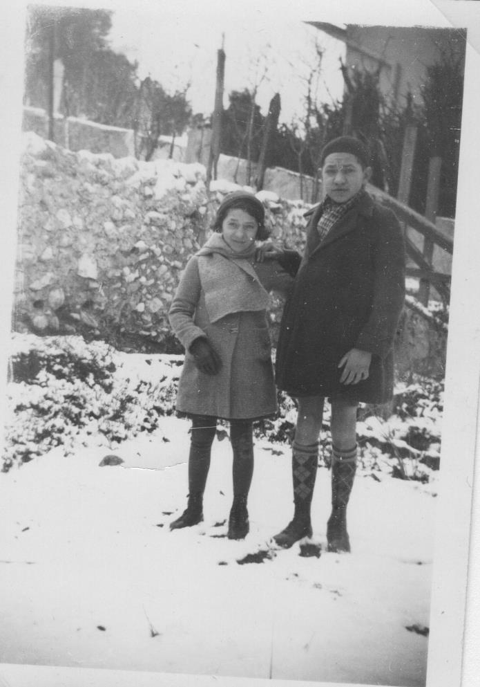Alexis et Lucienne à Marseille enneigée