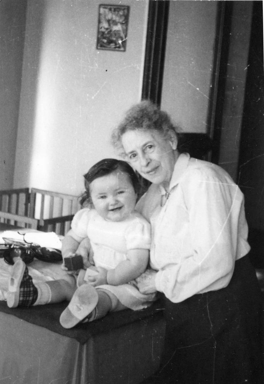Laurence AUNE et sa grand tante Raymonde
